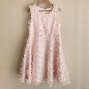 Light Pink Flower Dress - Pretty by Biscotti Size 7